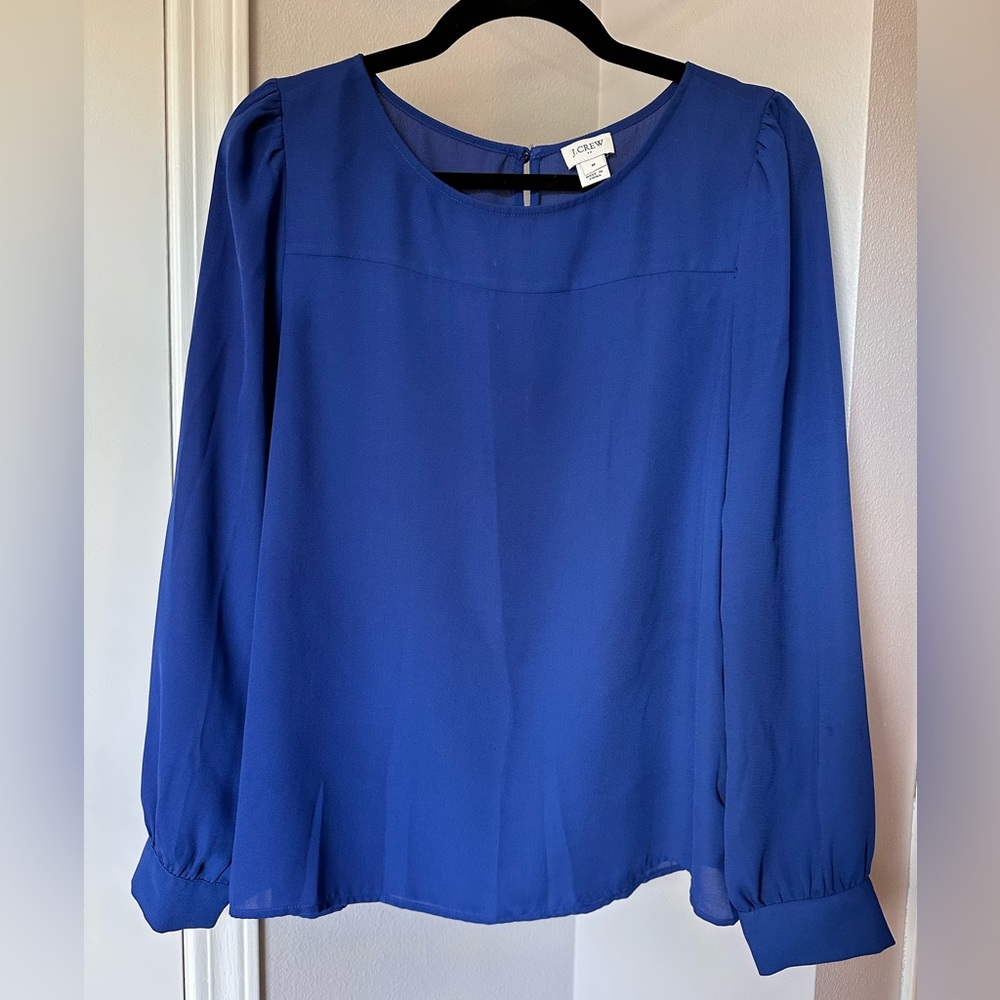 Blue J Crew Blouse